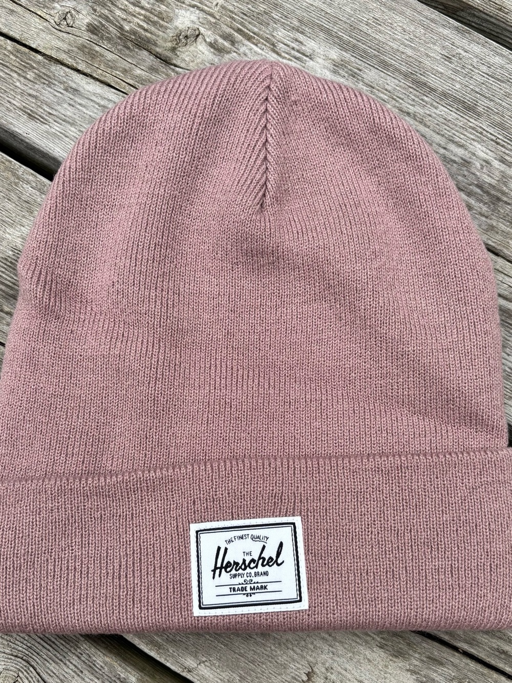Herschel Supply Company  Mauve Cuffed Knit Beanie